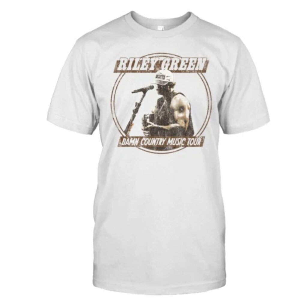 Riley Green Damn Country Music Tour 2025 Unisex T-Shirt  81